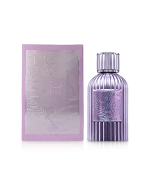 paris-corner-Qissa-Gala-perfume-bottle-shows-beside-box-against-white-background Qissa Gala