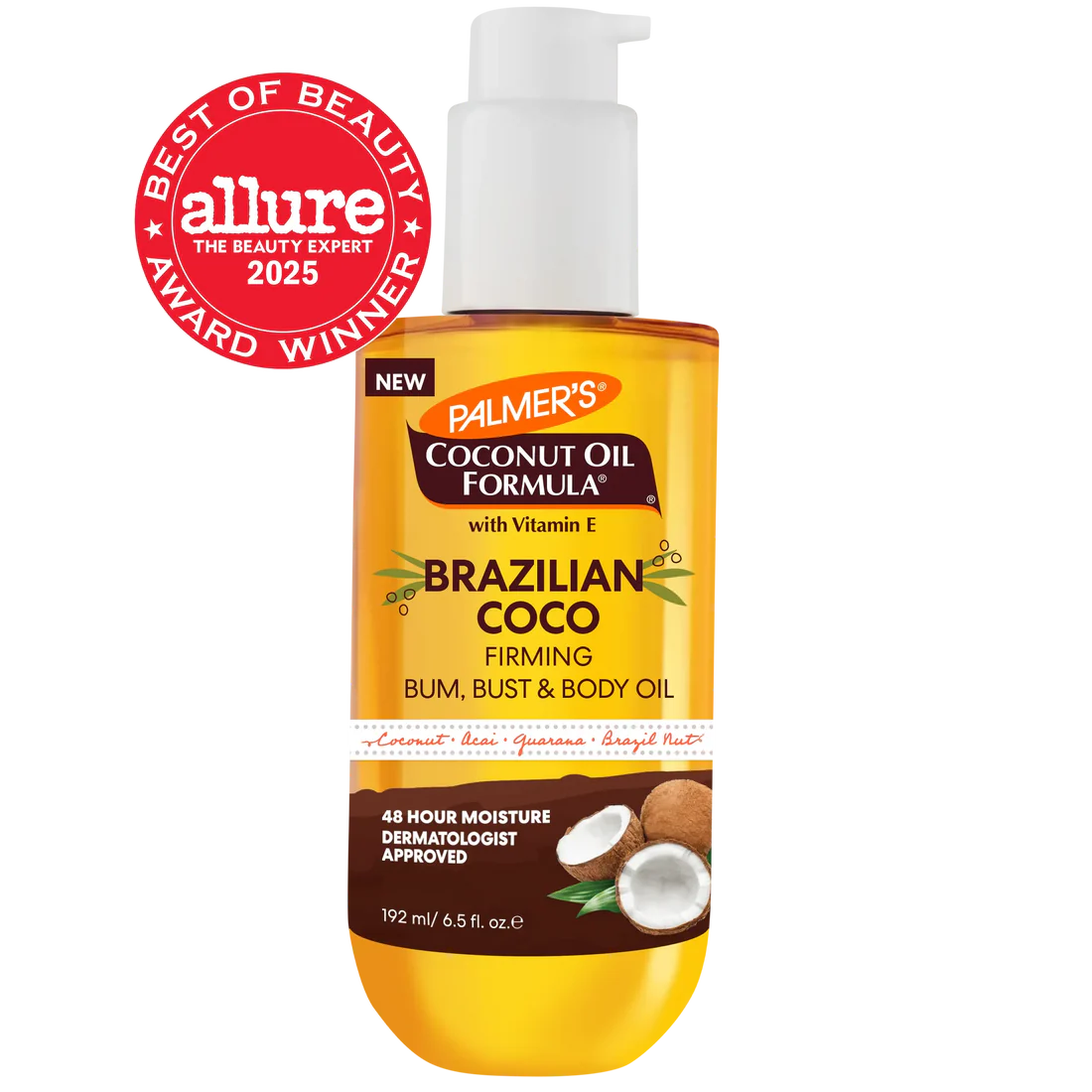 Brazilian Coco Firming Bum, Bust & Body Oil
